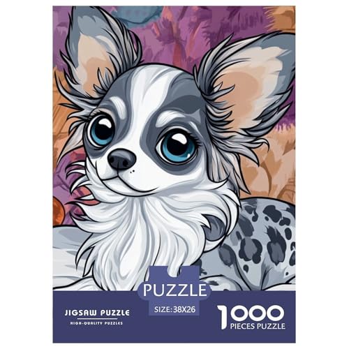 Chihuahua 1000 Teile Puzzles Dekoration Lernspiel Herausforderung Spielzeug Für Die Ganze Familie Tolle Geschenkidee 38x26cm/1000pcs Chihuahua 1000 Teile Puzzles Dekoration Lernspiel Herausforderung Spielzeug Für Die Ganze Familie Tolle Geschenkidee 38x26cm/1000pcs von ZXOAWQX
