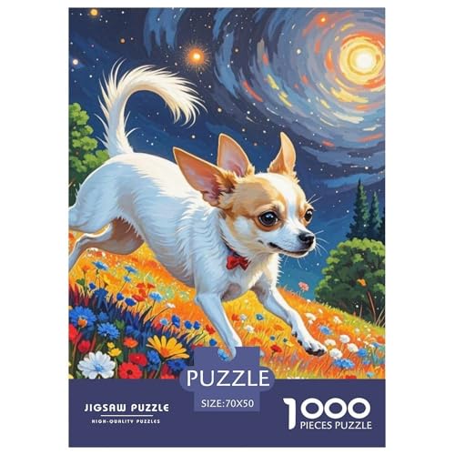 Chihuahua 1000 Teile Puzzles Hund Clevere Lernspiel Herausforderung Spielzeug Für Die Ganze Familie Tolle Geschenkidee 70x50cm/1000pcs Chihuahua 1000 Teile Puzzles Hund Clevere Lernspiel Herausforderung Spielzeug Für Die Ganze Familie Tolle Geschenkidee 70x50cm/1000pcs von ZXOAWQX
