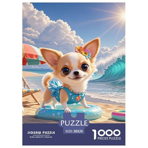 Chihuahua 1000 Teile Puzzles Hund Puzzlespiele Unmögliche Herausforderung Für Erwachsene Tolle Geschenkidee 38x26cm/1000pcs Chihuahua 1000 Teile Puzzles Hund Puzzlespiele Unmögliche Herausforderung Für Erwachsene Tolle Geschenkidee 38x26cm/1000pcs von ZXOAWQX