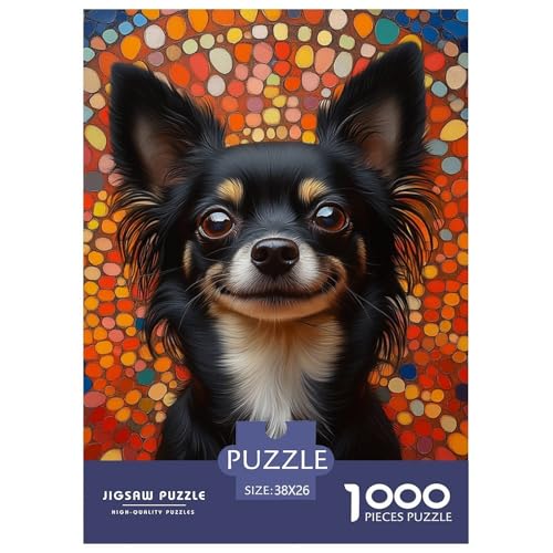 Chihuahua 1000 Teile Puzzles Puzzlespiele EIN Herausforderndes Für Erwachsene Tolle Geschenkidee 38x26cm/1000pcs Chihuahua 1000 Teile Puzzles Puzzlespiele EIN Herausforderndes Für Erwachsene Tolle Geschenkidee 38x26cm/1000pcs von ZXOAWQX