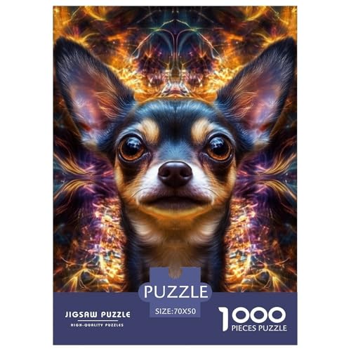 Chihuahua 1000 Teile Puzzles Puzzlespiele Lernspiel Herausforderung Spielzeug Für Erwachsene Tolle Geschenkidee 70x50cm/1000pcs Chihuahua 1000 Teile Puzzles Puzzlespiele Lernspiel Herausforderung Spielzeug Für Erwachsene Tolle Geschenkidee 70x50cm/1000pcs von ZXOAWQX