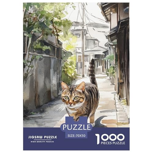 Chinesische ländliche Katze 1000 Teile Puzzles DekoRatteion Unmögliche Herausforderung Für Erwachsene Und Kinder Ab 12 Jahren Tolle Geschenkidee 70x50cm/1000pcs Chinesische ländliche Katze 1000 Teile Puzzles DekoRatteion Unmögliche Herausforderung Für Erwachsene Und Kinder Ab 12 Jahren Tolle Geschenkidee 70x50cm/1000pcs von ZXOAWQX