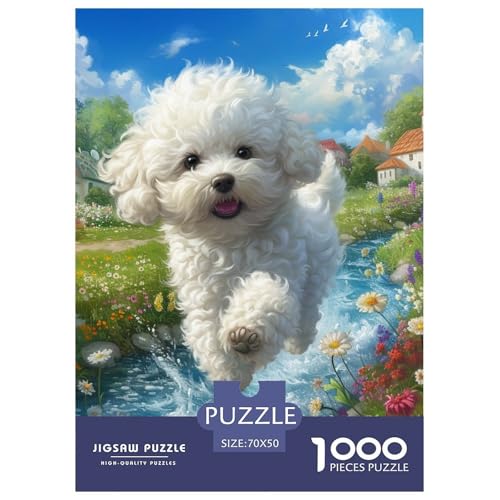 Cockapoo 1000 Teile Puzzles Puzzlespiele Klassisches Lernspiel Für Erwachsene Und Kinder Ab 12 Jahren Tolle Geschenkidee 70x50cm/1000pcs von ZXOAWQX