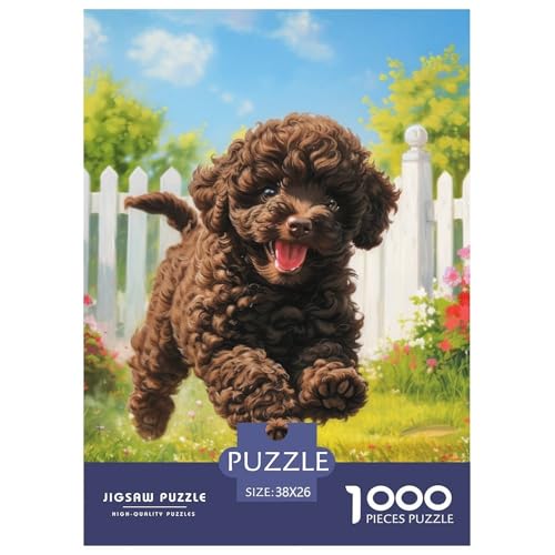 Cockapoo 1000 Teile Puzzles Puzzlespiele Lernspiel Herausforderung Spielzeug Für Die Ganze Familie Tolle Geschenkidee 38x26cm/1000pcs von ZXOAWQX