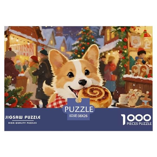 Corgi 1000 Teile Puzzles Haustier Hund Clevere Lernspiel Herausforderung Spielzeug Für Erwachsene Tolle Geschenkidee 38x26cm/1000pcs Corgi 1000 Teile Puzzles Haustier Hund Clevere Lernspiel Herausforderung Spielzeug Für Erwachsene Tolle Geschenkidee 38x26cm/1000pcs von ZXOAWQX