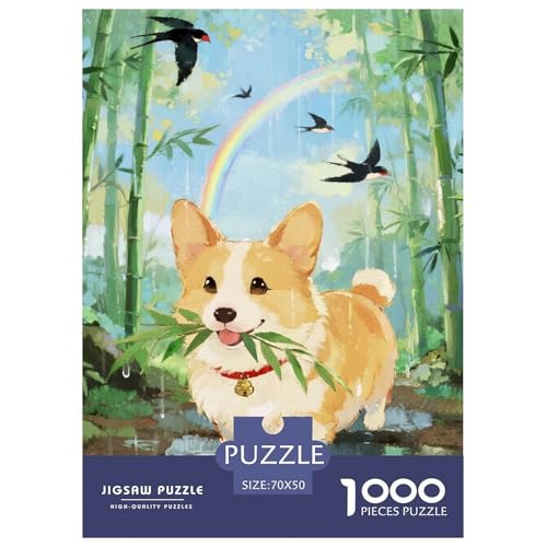 Corgi 1000 Teile Puzzles Haustier Hund Clevere Lernspiel Herausforderung Spielzeug Für Erwachsene Und Kinder Ab 12 Jahren Tolle Geschenkidee 70x50cm/1000pcs Corgi 1000 Teile Puzzles Haustier Hund Clevere Lernspiel Herausforderung Spielzeug Für Erwachsene Und Kinder Ab 12 Jahren Tolle Geschenkidee 70x50cm/1000pcs von ZXOAWQX