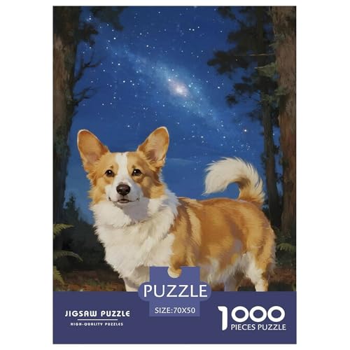 Corgi 1000 Teile Puzzles Haustier Hund Clevere Unmögliche Herausforderung Für Die Ganze Familie Tolle Geschenkidee 70x50cm/1000pcs Corgi 1000 Teile Puzzles Haustier Hund Clevere Unmögliche Herausforderung Für Die Ganze Familie Tolle Geschenkidee 70x50cm/1000pcs von ZXOAWQX