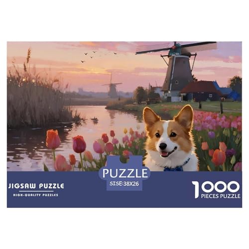 Corgi 1000 Teile Puzzles Haustier Hund Clevere Unmögliche Herausforderung Für Erwachsene Tolle Geschenkidee 38x26cm/1000pcs Corgi 1000 Teile Puzzles Haustier Hund Clevere Unmögliche Herausforderung Für Erwachsene Tolle Geschenkidee 38x26cm/1000pcs von ZXOAWQX