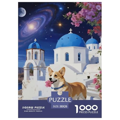 Corgi 1000 Teile Puzzles Haustier Hund Dekoration Klassisches Lernspiel Für Die Ganze Familie Tolle Geschenkidee 38x26cm/1000pcs Corgi 1000 Teile Puzzles Haustier Hund Dekoration Klassisches Lernspiel Für Die Ganze Familie Tolle Geschenkidee 38x26cm/1000pcs von ZXOAWQX