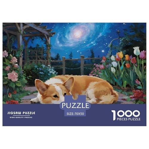 Corgi 1000 Teile Puzzles Haustier Hund Dekoration Kreative Unterhaltung Für Die Ganze Familie Tolle Geschenkidee 70x50cm/1000pcs Corgi 1000 Teile Puzzles Haustier Hund Dekoration Kreative Unterhaltung Für Die Ganze Familie Tolle Geschenkidee 70x50cm/1000pcs von ZXOAWQX