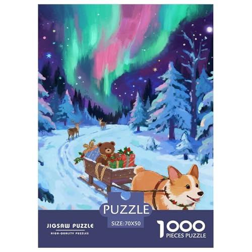Corgi 1000 Teile Puzzles Haustier Hund Puzzlespiele Lernspiel Herausforderung Spielzeug Für Die Ganze Familie Tolle Geschenkidee 70x50cm/1000pcs Corgi 1000 Teile Puzzles Haustier Hund Puzzlespiele Lernspiel Herausforderung Spielzeug Für Die Ganze Familie Tolle Geschenkidee 70x50cm/1000pcs von ZXOAWQX