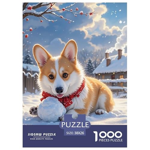Corgi 1000 Teile Puzzles Hund Clevere Klassisches Lernspiel Für Erwachsene Tolle Geschenkidee 38x26cm/1000pcs Corgi 1000 Teile Puzzles Hund Clevere Klassisches Lernspiel Für Erwachsene Tolle Geschenkidee 38x26cm/1000pcs von ZXOAWQX