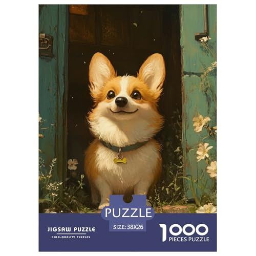 Corgi 1000 Teile Puzzles Puzzlespiele EIN Herausforderndes Für Erwachsene Und Kinder Ab 12 Jahren Tolle Geschenkidee 38x26cm/1000pcs Corgi 1000 Teile Puzzles Puzzlespiele EIN Herausforderndes Für Erwachsene Und Kinder Ab 12 Jahren Tolle Geschenkidee 38x26cm/1000pcs von ZXOAWQX