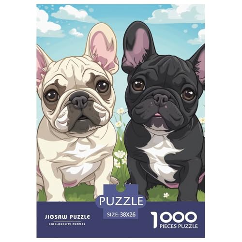 Cute Hund 1000 Teile Puzzles Puzzlespiele Klassisches Lernspiel Für Erwachsene Und Kinder Ab 12 Jahren Tolle Geschenkidee 38x26cm/1000pcs Cute Hund 1000 Teile Puzzles Puzzlespiele Klassisches Lernspiel Für Erwachsene Und Kinder Ab 12 Jahren Tolle Geschenkidee 38x26cm/1000pcs von ZXOAWQX