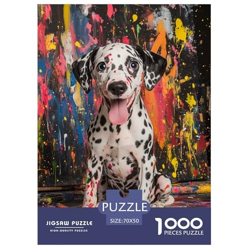 DALMATISCHE 1000 Teile Puzzles Clevere Klassisches Lernspiel Für Erwachsene Tolle Geschenkidee 70x50cm/1000pcs von ZXOAWQX