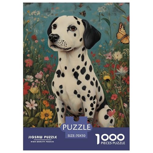DALMATISCHE 1000 Teile Puzzles Dekoration Unmögliche Herausforderung Für Die Ganze Familie Tolle Geschenkidee 70x50cm/1000pcs von ZXOAWQX