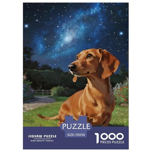 Dachshund 1000 Teile Puzzles Haustier Hund Puzzlespiele Lernspiel Herausforderung Spielzeug Für Erwachsene Tolle Geschenkidee 70x50cm/1000pcs Dachshund 1000 Teile Puzzles Haustier Hund Puzzlespiele Lernspiel Herausforderung Spielzeug Für Erwachsene Tolle Geschenkidee 70x50cm/1000pcs von ZXOAWQX