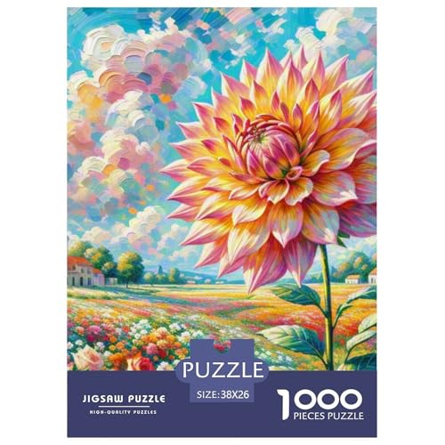 Dahlia 1000 Teile Puzzles Dekoration EIN Herausforderndes Für Erwachsene Und Kinder Ab 12 Jahren Tolle Geschenkidee 38x26cm/1000pcs Dahlia 1000 Teile Puzzles Dekoration EIN Herausforderndes Für Erwachsene Und Kinder Ab 12 Jahren Tolle Geschenkidee 38x26cm/1000pcs von ZXOAWQX