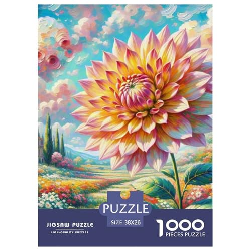 Dahlia 1000 Teile Puzzles Puzzlespiele Lernspiel Herausforderung Spielzeug Für Erwachsene Und Kinder Ab 12 Jahren Tolle Geschenkidee 38x26cm/1000pcs Dahlia 1000 Teile Puzzles Puzzlespiele Lernspiel Herausforderung Spielzeug Für Erwachsene Und Kinder Ab 12 Jahren Tolle Geschenkidee 38x26cm/1000pcs von ZXOAWQX