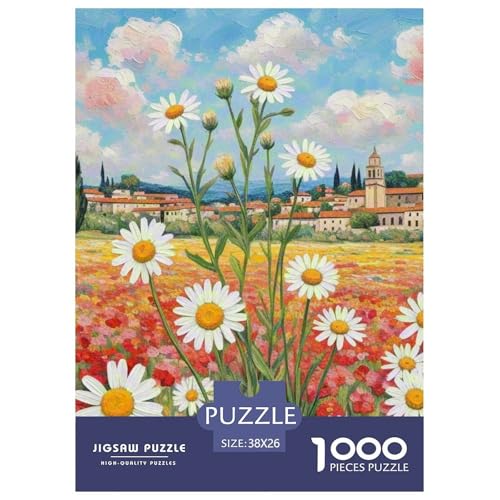 Daisy 1000 Teile Puzzles Puzzlespiele Klassisches Lernspiel Für Erwachsene Tolle Geschenkidee 38x26cm/1000pcs von ZXOAWQX