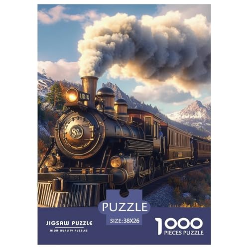 Dampfzug 1000 Teile Puzzles Puzzlespiele Kreative Unterhaltung Für Erwachsene Tolle Geschenkidee 38x26cm/1000pcs Dampfzug 1000 Teile Puzzles Puzzlespiele Kreative Unterhaltung Für Erwachsene Tolle Geschenkidee 38x26cm/1000pcs von ZXOAWQX