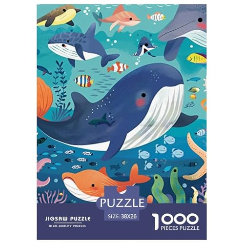 Delphin 1000 Teile Puzzles Puzzlespiele Lernspiel Herausforderung Spielzeug Für Erwachsene Und Kinder Ab 12 Jahren Tolle Geschenkidee 38x26cm/1000pcs Delphin 1000 Teile Puzzles Puzzlespiele Lernspiel Herausforderung Spielzeug Für Erwachsene Und Kinder Ab 12 Jahren Tolle Geschenkidee 38x26cm/1000pcs von ZXOAWQX