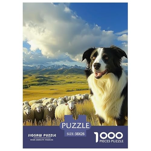 Der Border Collie 1000 Teile Puzzles Puzzlespiele Kreative Unterhaltung Für Die Ganze Familie Tolle Geschenkidee 38x26cm/1000pcs Der Border Collie 1000 Teile Puzzles Puzzlespiele Kreative Unterhaltung Für Die Ganze Familie Tolle Geschenkidee 38x26cm/1000pcs von ZXOAWQX
