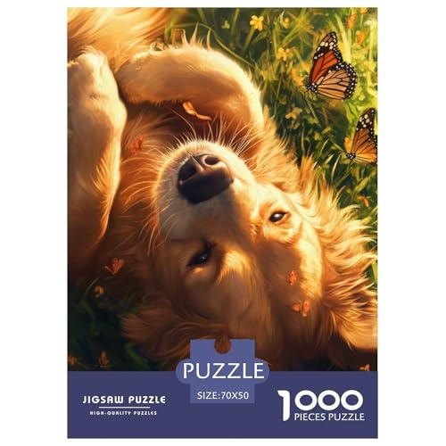 Der Labrador Retriever 1000 Teile Puzzles DekoRatteion Lernspiel Herausforderung Spielzeug Für Die Ganze Familie Tolle Geschenkidee 70x50cm/1000pcs von ZXOAWQX
