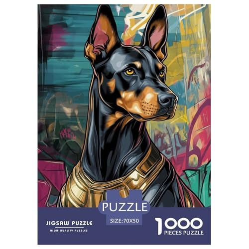 Doberman 1000 Teile Puzzles Clevere Klassisches Lernspiel Für Erwachsene Und Kinder Ab 12 Jahren Tolle Geschenkidee 70x50cm/1000pcs Doberman 1000 Teile Puzzles Clevere Klassisches Lernspiel Für Erwachsene Und Kinder Ab 12 Jahren Tolle Geschenkidee 70x50cm/1000pcs von ZXOAWQX