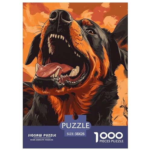 Doberman 1000 Teile Puzzles Clevere Kreative Unterhaltung Für Erwachsene Und Kinder Ab 12 Jahren Tolle Geschenkidee 38x26cm/1000pcs Doberman 1000 Teile Puzzles Clevere Kreative Unterhaltung Für Erwachsene Und Kinder Ab 12 Jahren Tolle Geschenkidee 38x26cm/1000pcs von ZXOAWQX