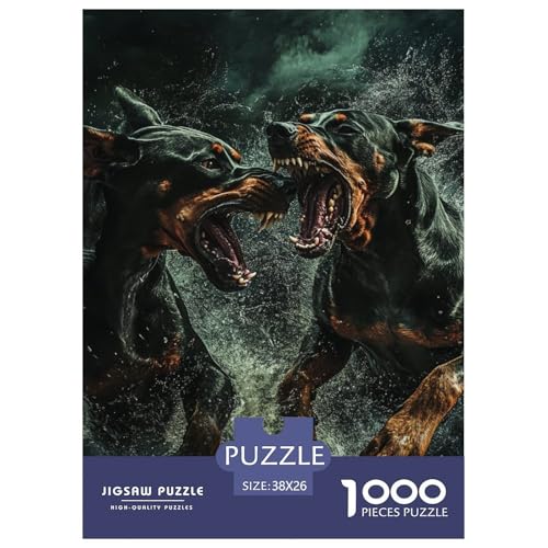 Doberman 1000 Teile Puzzles Puzzlespiele Lernspiel Herausforderung Spielzeug Für Erwachsene Tolle Geschenkidee 38x26cm/1000pcs Doberman 1000 Teile Puzzles Puzzlespiele Lernspiel Herausforderung Spielzeug Für Erwachsene Tolle Geschenkidee 38x26cm/1000pcs von ZXOAWQX