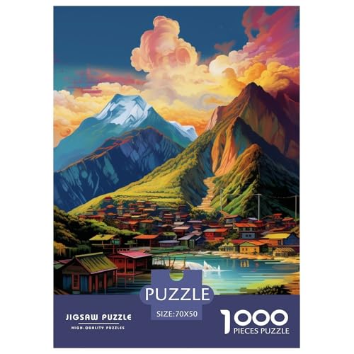 Dörfer 1000 Teile Puzzles Classic Lernspiel Herausforderung Spielzeug Für Erwachsene Tolle Geschenkidee 70x50cm/1000pcs Dörfer 1000 Teile Puzzles Classic Lernspiel Herausforderung Spielzeug Für Erwachsene Tolle Geschenkidee 70x50cm/1000pcs von ZXOAWQX
