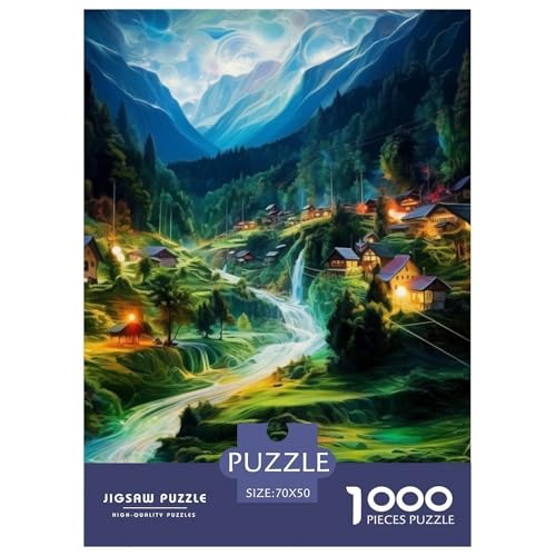 Dörfer 1000 Teile Puzzles Puzzlespiele Unmögliche Herausforderung Für Erwachsene Und Kinder Ab 12 Jahren Tolle Geschenkidee 70x50cm/1000pcs Dörfer 1000 Teile Puzzles Puzzlespiele Unmögliche Herausforderung Für Erwachsene Und Kinder Ab 12 Jahren Tolle Geschenkidee 70x50cm/1000pcs von ZXOAWQX