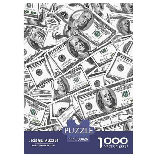 Dollar 1000 Teile Puzzles Puzzlespiele EIN Herausforderndes Für Erwachsene Und Kinder Ab 12 Jahren Tolle Geschenkidee 38x26cm/1000pcs von ZXOAWQX