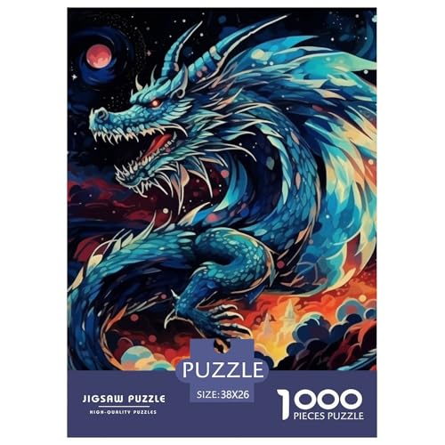 Drachen 1000 Teile Puzzles Clevere EIN Herausforderndes Für Die Ganze Familie Tolle Geschenkidee 38x26cm/1000pcs Drachen 1000 Teile Puzzles Clevere EIN Herausforderndes Für Die Ganze Familie Tolle Geschenkidee 38x26cm/1000pcs von ZXOAWQX