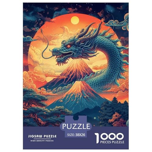 Drachen 1000 Teile Puzzles Clevere Klassisches Lernspiel Für Erwachsene Und Kinder Ab 12 Jahren Tolle Geschenkidee 38x26cm/1000pcs Drachen 1000 Teile Puzzles Clevere Klassisches Lernspiel Für Erwachsene Und Kinder Ab 12 Jahren Tolle Geschenkidee 38x26cm/1000pcs von ZXOAWQX