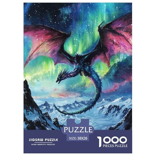 Drachen 1000 Teile Puzzles Dekoration Klassisches Lernspiel Für Erwachsene Und Kinder Ab 12 Jahren Tolle Geschenkidee 38x26cm/1000pcs Drachen 1000 Teile Puzzles Dekoration Klassisches Lernspiel Für Erwachsene Und Kinder Ab 12 Jahren Tolle Geschenkidee 38x26cm/1000pcs von ZXOAWQX