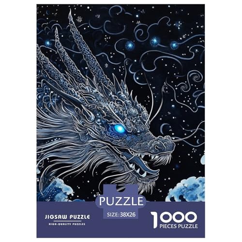 Drachen 1000 Teile Puzzles Puzzlespiele Klassisches Lernspiel Für Erwachsene Und Kinder Ab 12 Jahren Tolle Geschenkidee 38x26cm/1000pcs Drachen 1000 Teile Puzzles Puzzlespiele Klassisches Lernspiel Für Erwachsene Und Kinder Ab 12 Jahren Tolle Geschenkidee 38x26cm/1000pcs von ZXOAWQX