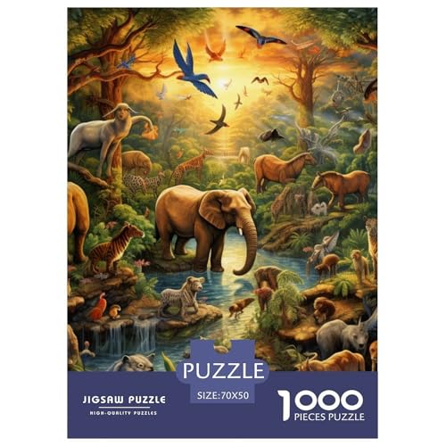 Dschungeltiere 1000 Teile Puzzles Clevere Klassisches Lernspiel Für Erwachsene Und Kinder Ab 12 Jahren Tolle Geschenkidee 70x50cm/1000pcs Dschungeltiere 1000 Teile Puzzles Clevere Klassisches Lernspiel Für Erwachsene Und Kinder Ab 12 Jahren Tolle Geschenkidee 70x50cm/1000pcs von ZXOAWQX