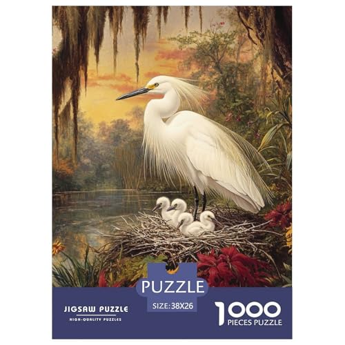 Egret 1000 Teile Puzzles Puzzlespiele EIN Herausforderndes Für Erwachsene Und Kinder Ab 12 Jahren Tolle Geschenkidee 38x26cm/1000pcs Egret 1000 Teile Puzzles Puzzlespiele EIN Herausforderndes Für Erwachsene Und Kinder Ab 12 Jahren Tolle Geschenkidee 38x26cm/1000pcs von ZXOAWQX