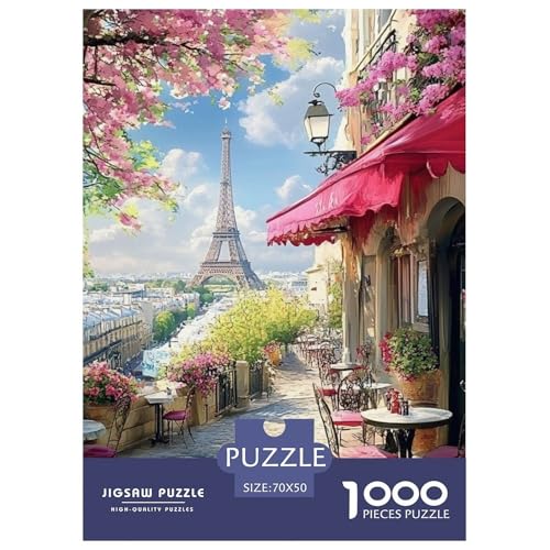 Eiffelturm 1000 Teile Puzzles DekoRatteion Klassisches Lernspiel Für Erwachsene Tolle Geschenkidee 70x50cm/1000pcs von ZXOAWQX