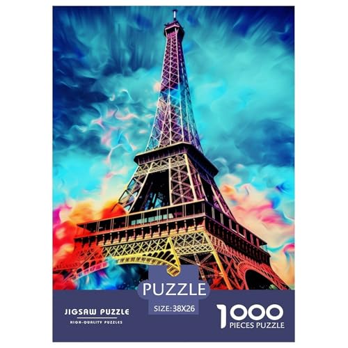 Eiffelturm 1000 Teile Puzzles Puzzlespiele Lernspiel Herausforderung Spielzeug Für Erwachsene Und Kinder Ab 12 Jahren Tolle Geschenkidee 38x26cm/1000pcs Eiffelturm 1000 Teile Puzzles Puzzlespiele Lernspiel Herausforderung Spielzeug Für Erwachsene Und Kinder Ab 12 Jahren Tolle Geschenkidee 38x26cm/1000pcs von ZXOAWQX