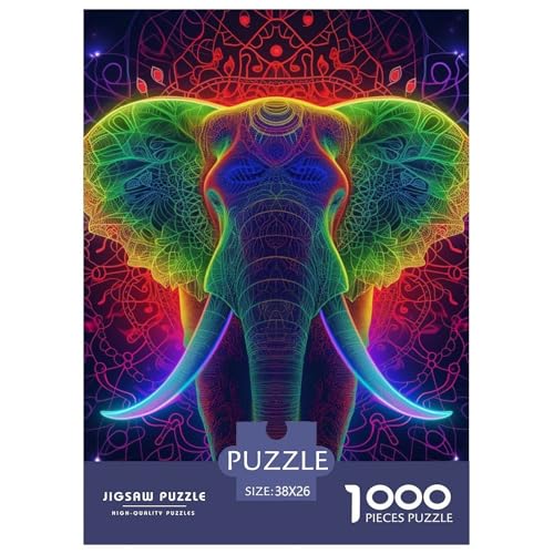 Elefanten 1000 Teile Puzzles Puzzlespiele Klassisches Lernspiel Für Erwachsene Und Kinder Ab 12 Jahren Tolle Geschenkidee 38x26cm/1000pcs Elefanten 1000 Teile Puzzles Puzzlespiele Klassisches Lernspiel Für Erwachsene Und Kinder Ab 12 Jahren Tolle Geschenkidee 38x26cm/1000pcs von ZXOAWQX