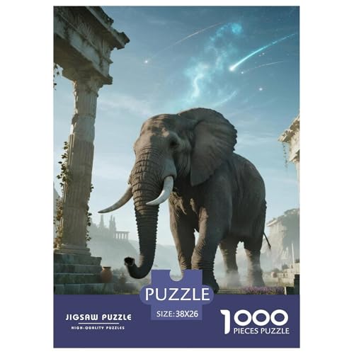 Elefanten 1000 Teile Puzzles Tier Puzzlespiele Klassisches Lernspiel Für Erwachsene Und Kinder Ab 12 Jahren Tolle Geschenkidee 38x26cm/1000pcs Elefanten 1000 Teile Puzzles Tier Puzzlespiele Klassisches Lernspiel Für Erwachsene Und Kinder Ab 12 Jahren Tolle Geschenkidee 38x26cm/1000pcs von ZXOAWQX