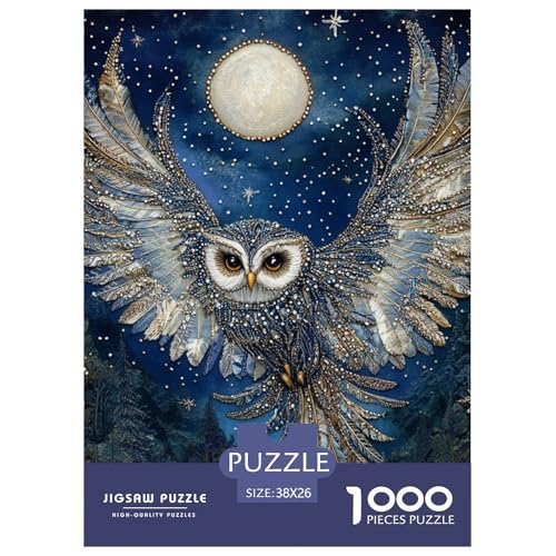 Eule 1000 Teile Puzzles Dekoration Klassisches Lernspiel Für Erwachsene Und Kinder Ab 12 Jahren Tolle Geschenkidee 38x26cm/1000pcs Eule 1000 Teile Puzzles Dekoration Klassisches Lernspiel Für Erwachsene Und Kinder Ab 12 Jahren Tolle Geschenkidee 38x26cm/1000pcs von ZXOAWQX