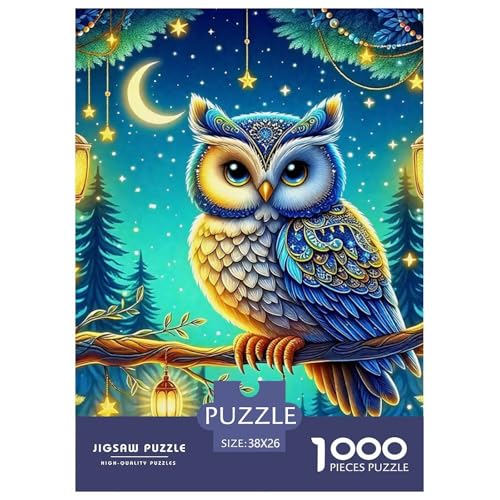 Eule 1000 Teile Puzzles Tier Clevere Klassisches Lernspiel Für Erwachsene Und Kinder Ab 12 Jahren Tolle Geschenkidee 38x26cm/1000pcs Eule 1000 Teile Puzzles Tier Clevere Klassisches Lernspiel Für Erwachsene Und Kinder Ab 12 Jahren Tolle Geschenkidee 38x26cm/1000pcs von ZXOAWQX