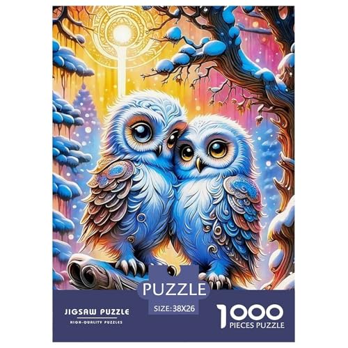 Eule 1000 Teile Puzzles Tier Clevere Lernspiel Herausforderung Spielzeug Für Die Ganze Familie Tolle Geschenkidee 38x26cm/1000pcs Eule 1000 Teile Puzzles Tier Clevere Lernspiel Herausforderung Spielzeug Für Die Ganze Familie Tolle Geschenkidee 38x26cm/1000pcs von ZXOAWQX