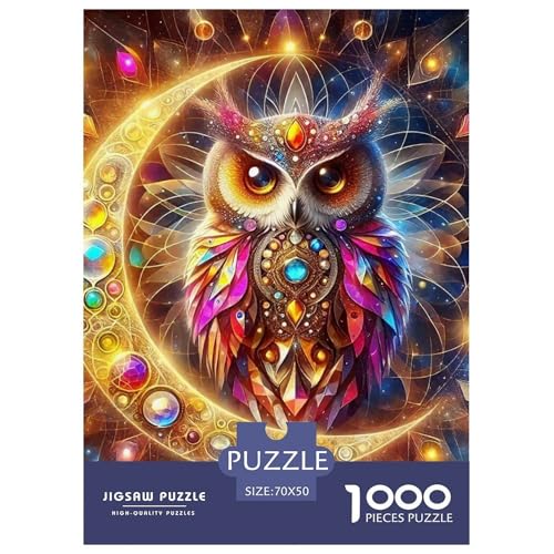 Eule 1000 Teile Puzzles Tier Dekoration EIN Herausforderndes Für Erwachsene Und Kinder Ab 12 Jahren Tolle Geschenkidee 70x50cm/1000pcs Eule 1000 Teile Puzzles Tier Dekoration EIN Herausforderndes Für Erwachsene Und Kinder Ab 12 Jahren Tolle Geschenkidee 70x50cm/1000pcs von ZXOAWQX