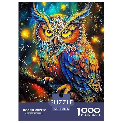 Eule 1000 Teile Puzzles Tier Dekoration Kreative Unterhaltung Für Die Ganze Familie Tolle Geschenkidee 38x26cm/1000pcs Eule 1000 Teile Puzzles Tier Dekoration Kreative Unterhaltung Für Die Ganze Familie Tolle Geschenkidee 38x26cm/1000pcs von ZXOAWQX