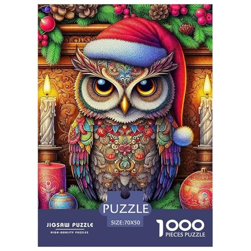 Eule 1000 Teile Puzzles Tier Dekoration Kreative Unterhaltung Für Erwachsene Und Kinder Ab 12 Jahren Tolle Geschenkidee 70x50cm/1000pcs Eule 1000 Teile Puzzles Tier Dekoration Kreative Unterhaltung Für Erwachsene Und Kinder Ab 12 Jahren Tolle Geschenkidee 70x50cm/1000pcs von ZXOAWQX